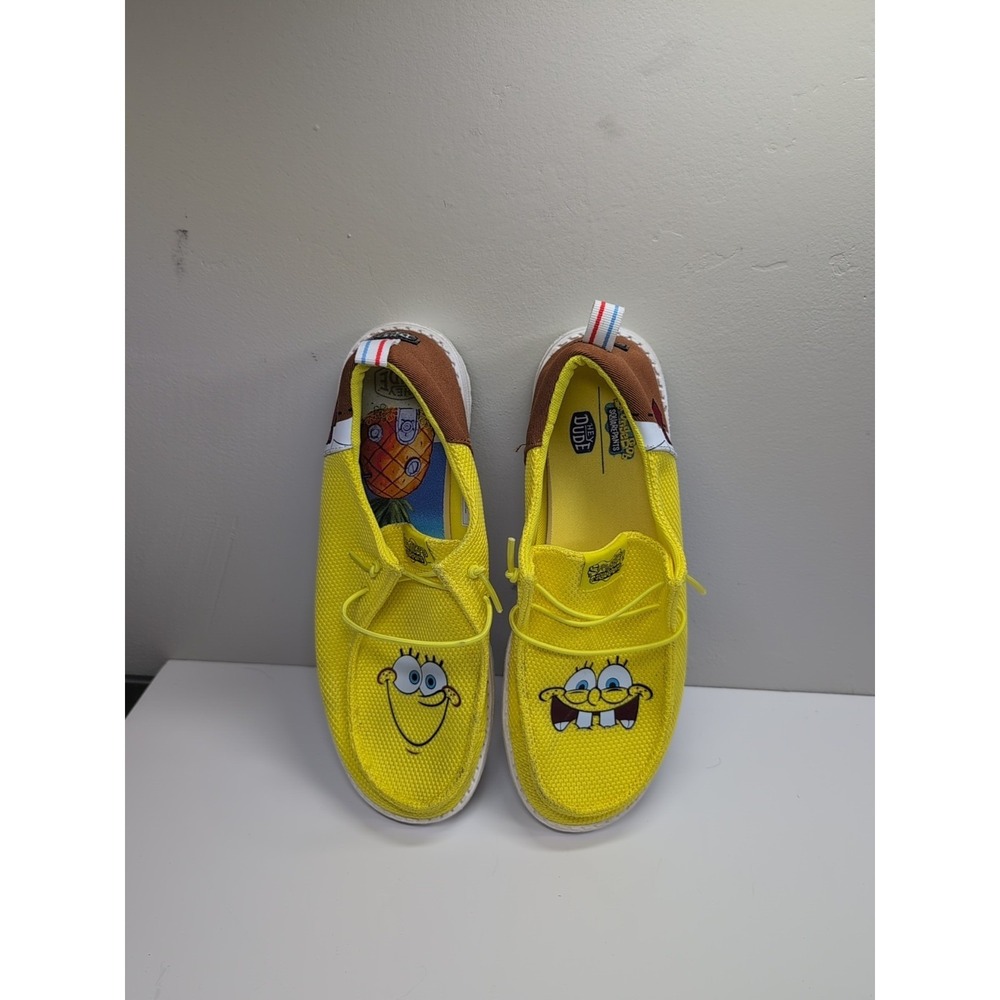 Hey Dude womens Wally Funk SPONGEBOB Shoes Men's Size 10